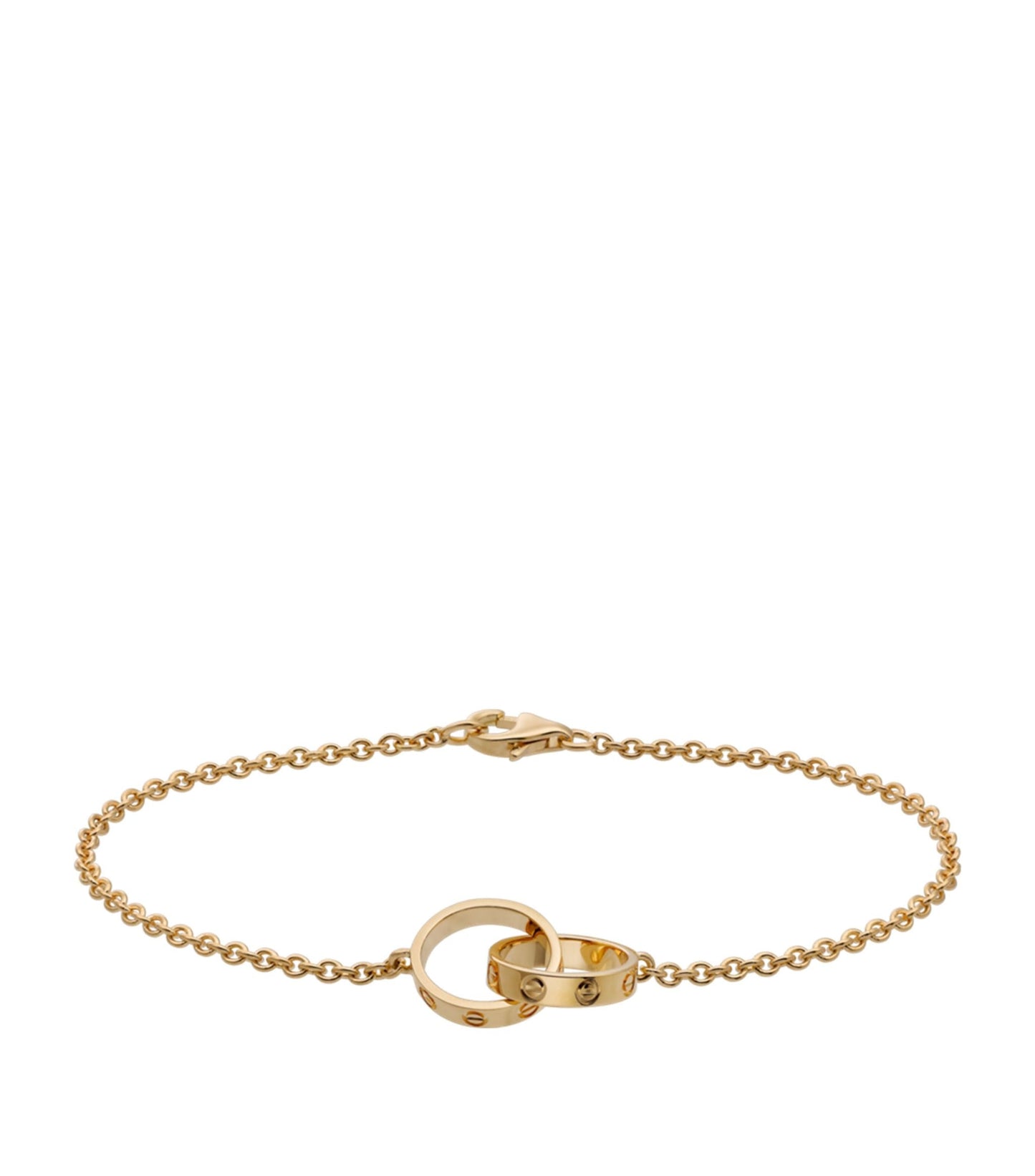 Gold Bracelet Love Charm