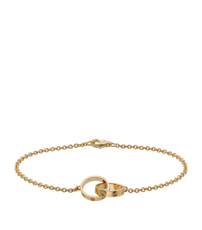 Gold Bracelet Love Charm