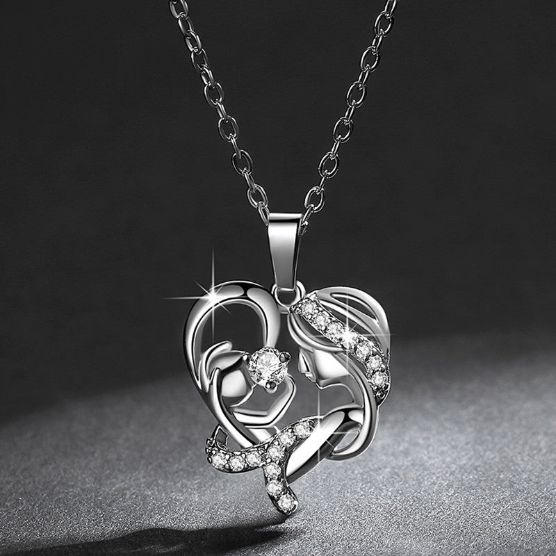 Mother Loves Heart Necklace