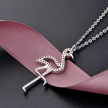 Sparkling Flamingo Necklace