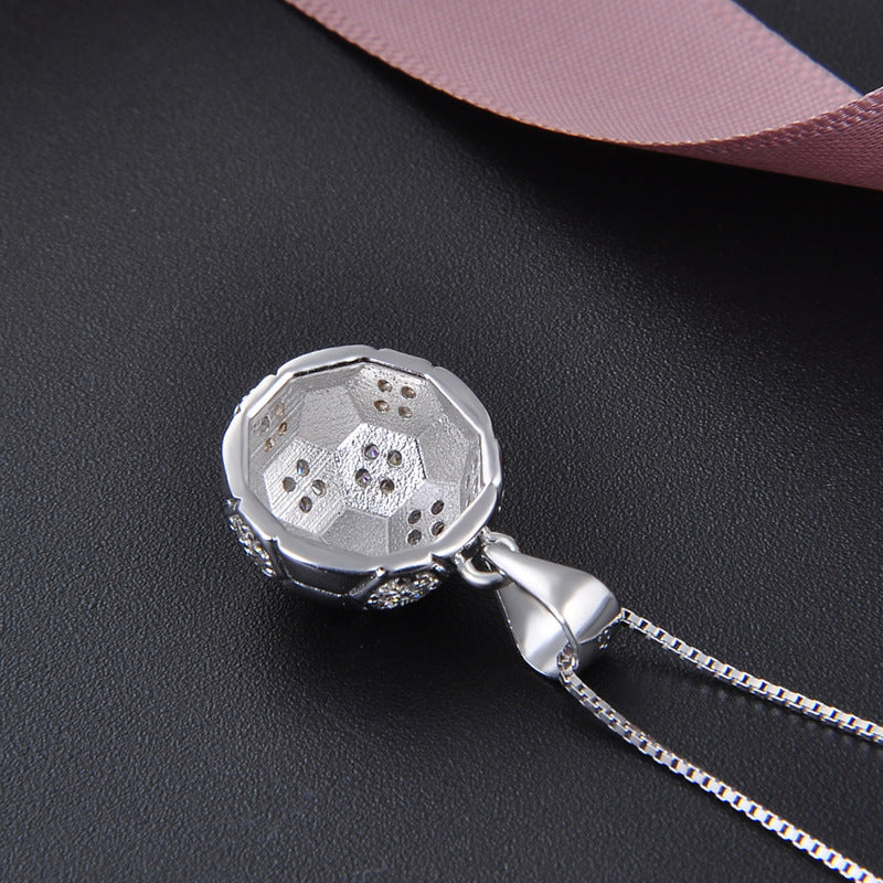 Sparkling Soccer Ball Necklace