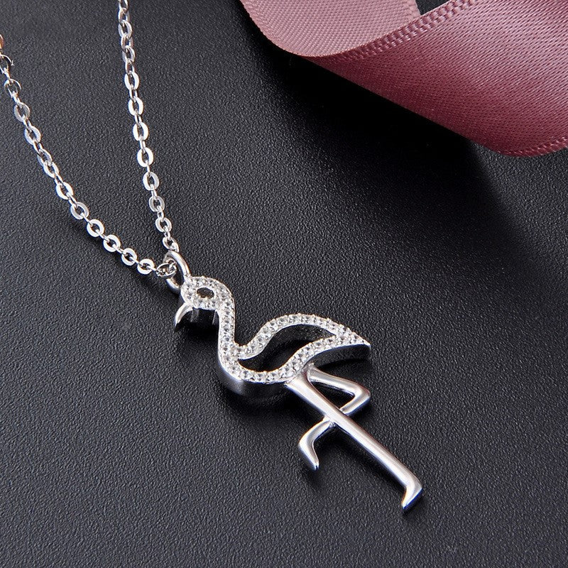 Sparkling Flamingo Necklace