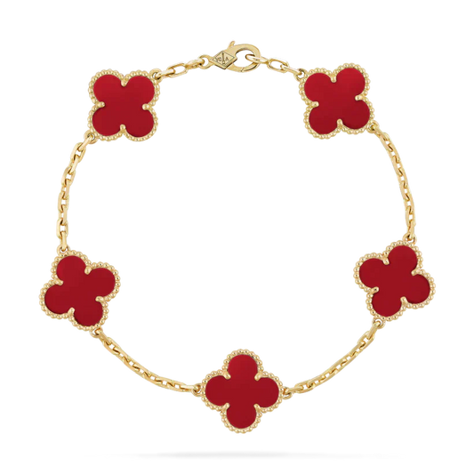 Clover Bracelet - Red