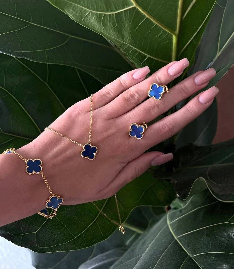 Clover Bracelet - Royal Blue