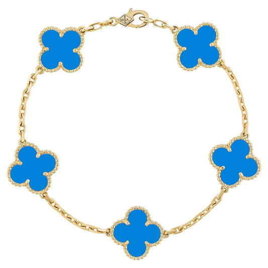 Clover Bracelet - Blue