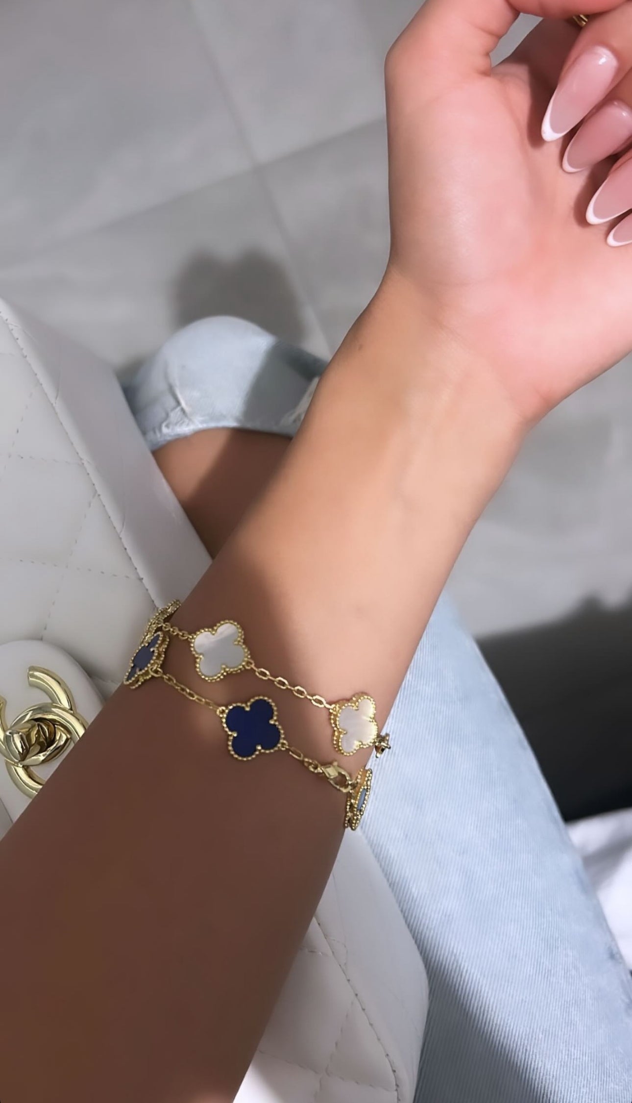 Clover Bracelet - Royal Blue