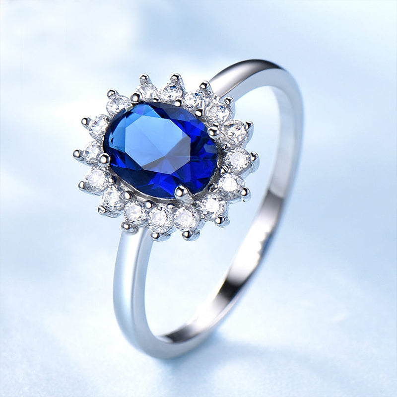 Colored Halo Ring