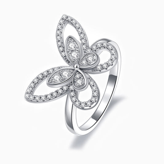 Dainty Butterfly Ring