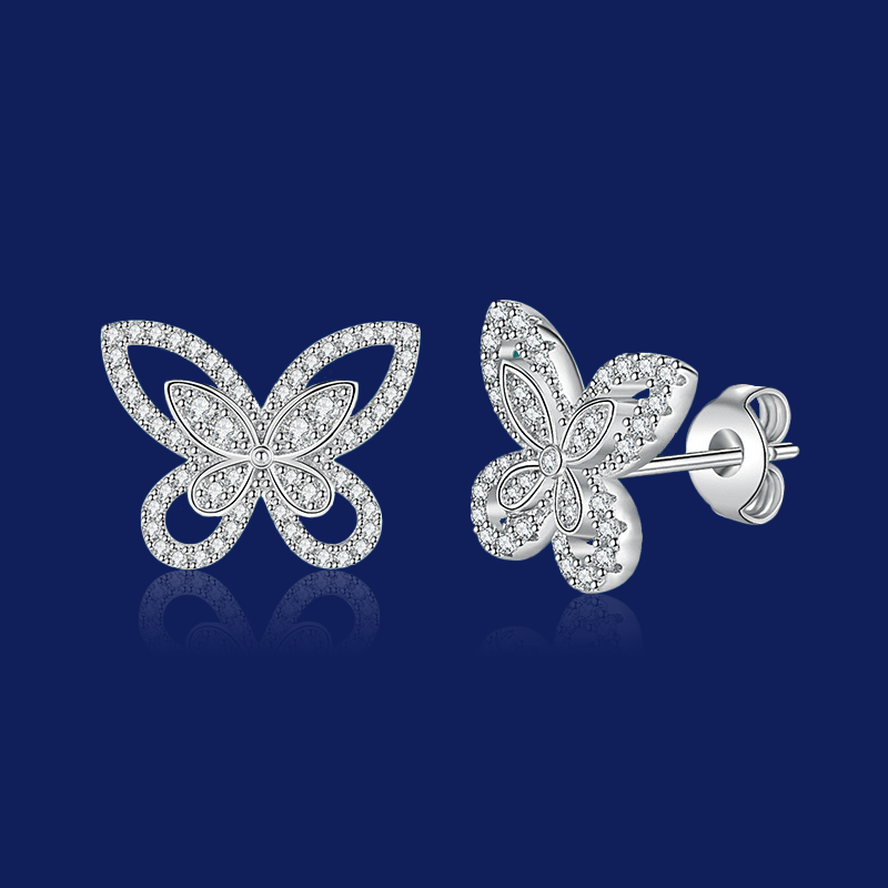 Dainty Butterfly Earrings