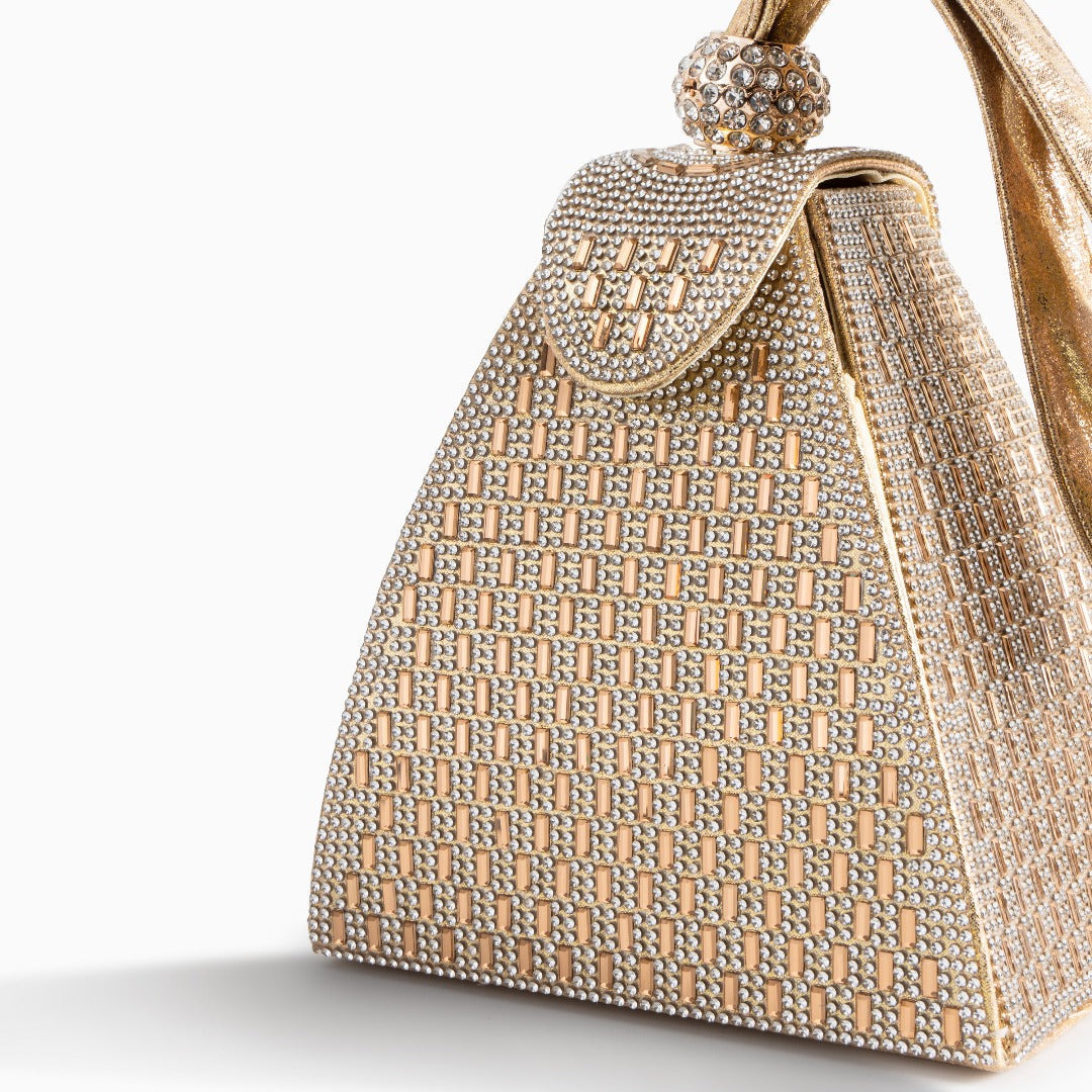 Crystal Pyramid Handbag