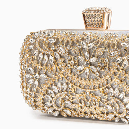 Luxurious Flower Clutch Bag