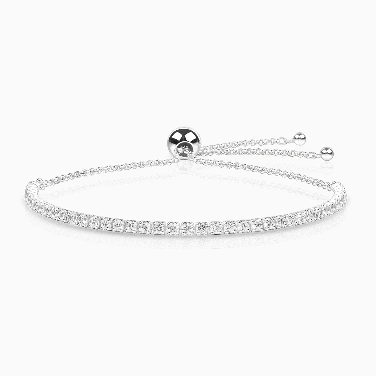 Dazzling Tennis Slider Bracelet