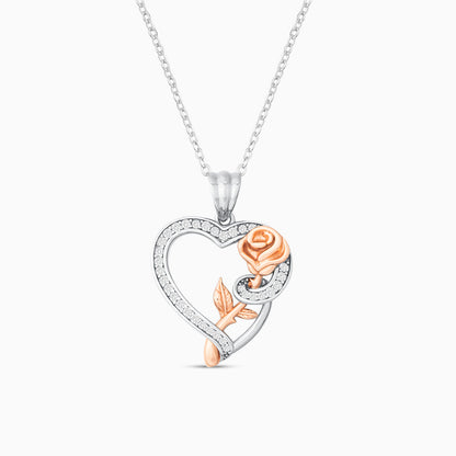 Exclusive Heart Rose Necklace