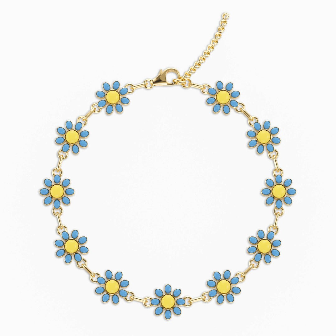 Flowers Anklet