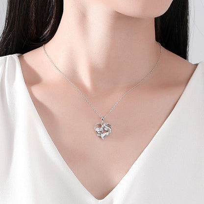 Mother Loves Heart Necklace