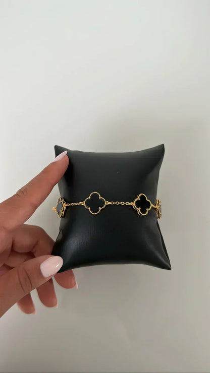 Clover Bracelet - Black Diamond