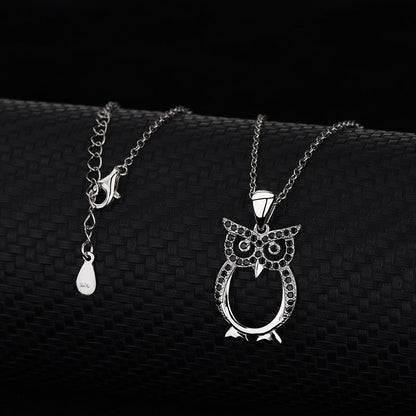 Sparkling Owl Necklace