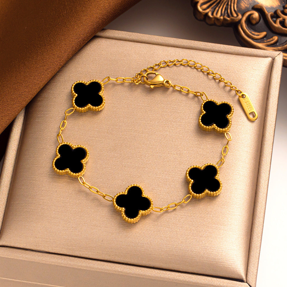 Clovers Anklet