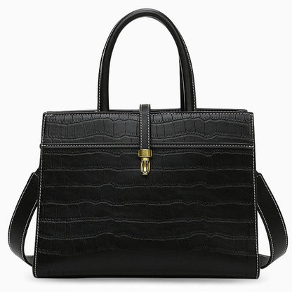 Kate Crocodile Pattern Medium Tote Bag