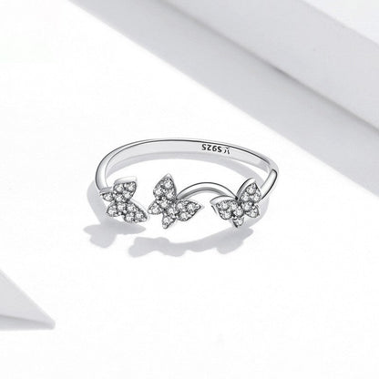 Playful Butterfly Ring