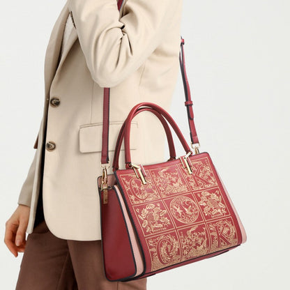 Havilah Embroidery Medium Tote Bag