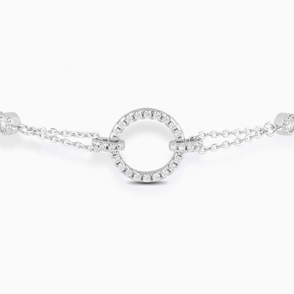 Scintillante Open Circle Pendant Bracelet