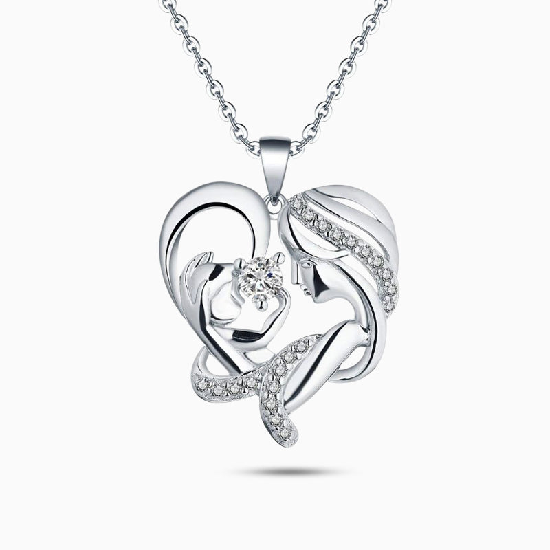 Mother Loves Heart Necklace