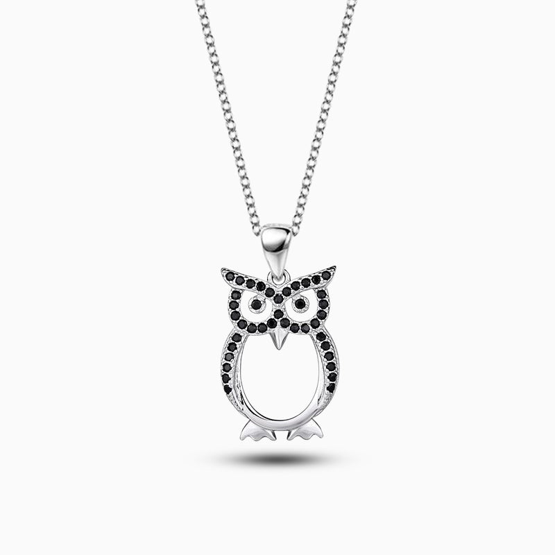 Sparkling Owl Necklace