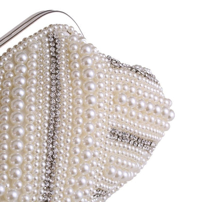 Pristine Pearl Clutch Bag