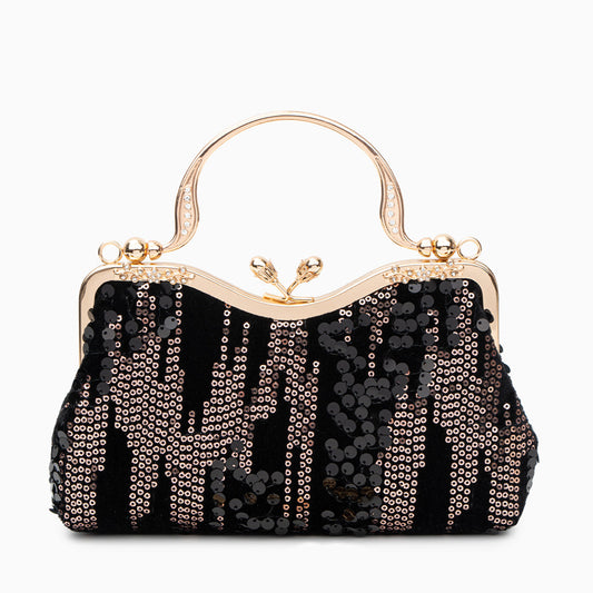 Alyannah Sequin Flannel Handbag