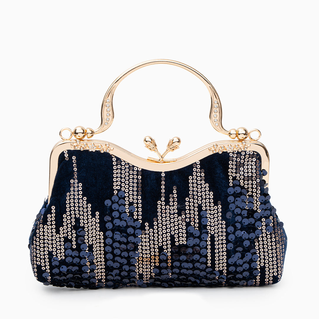 Alyannah Sequin Flannel Handbag