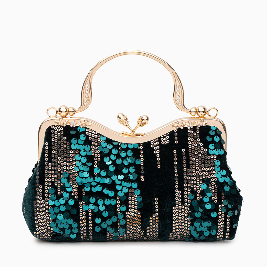 Alyannah Sequin Flannel Handbag