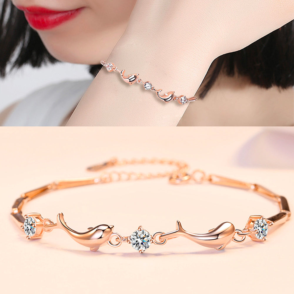 Sparkling Dolphin Bracelet