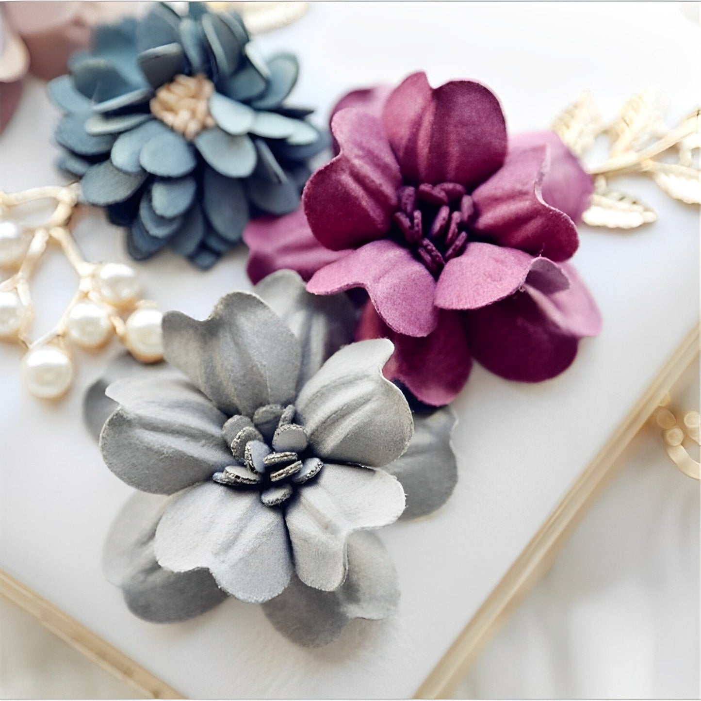 Juliet Evening Flower Clutch Bag