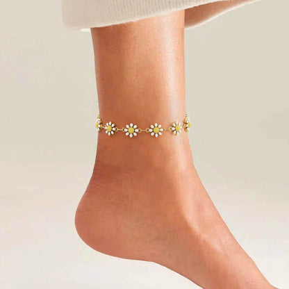 Flowers Anklet