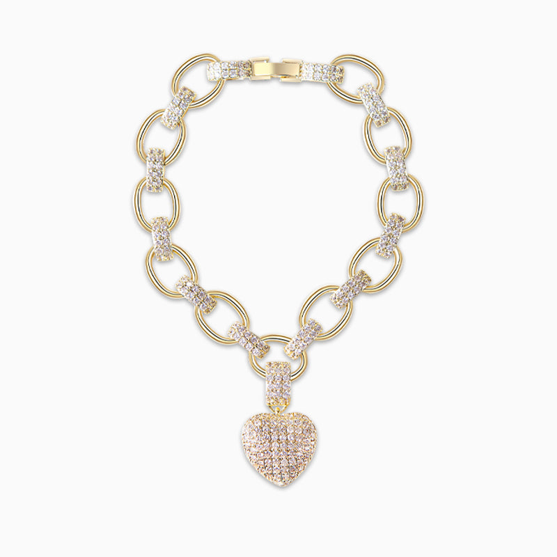 The Hills Heart Pendant Bracelet