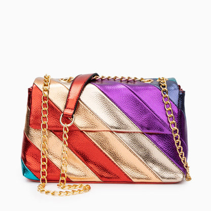 Mira Metallic Shoulder Bag