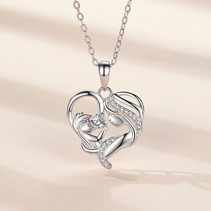 Mother Loves Heart Necklace